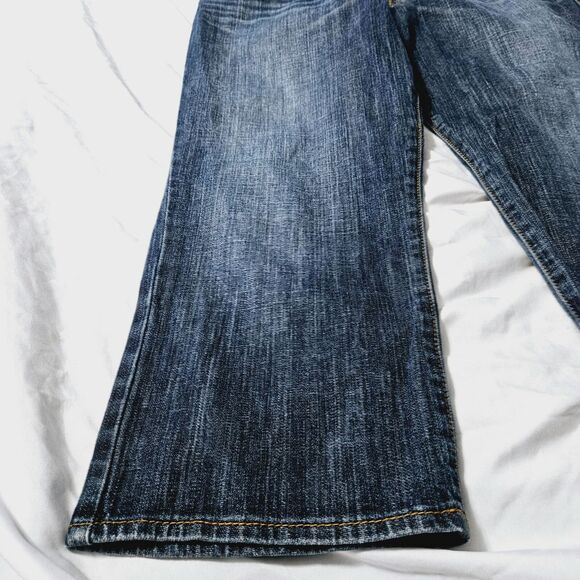 Lucky Brand Womens Dungarees Jeans Blue Size 33 Cotton Blend Classic Fit Stretch - Picture 10 of 11